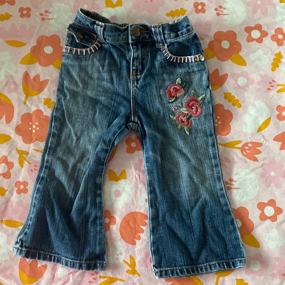 18-24 Month GAP flower jeans